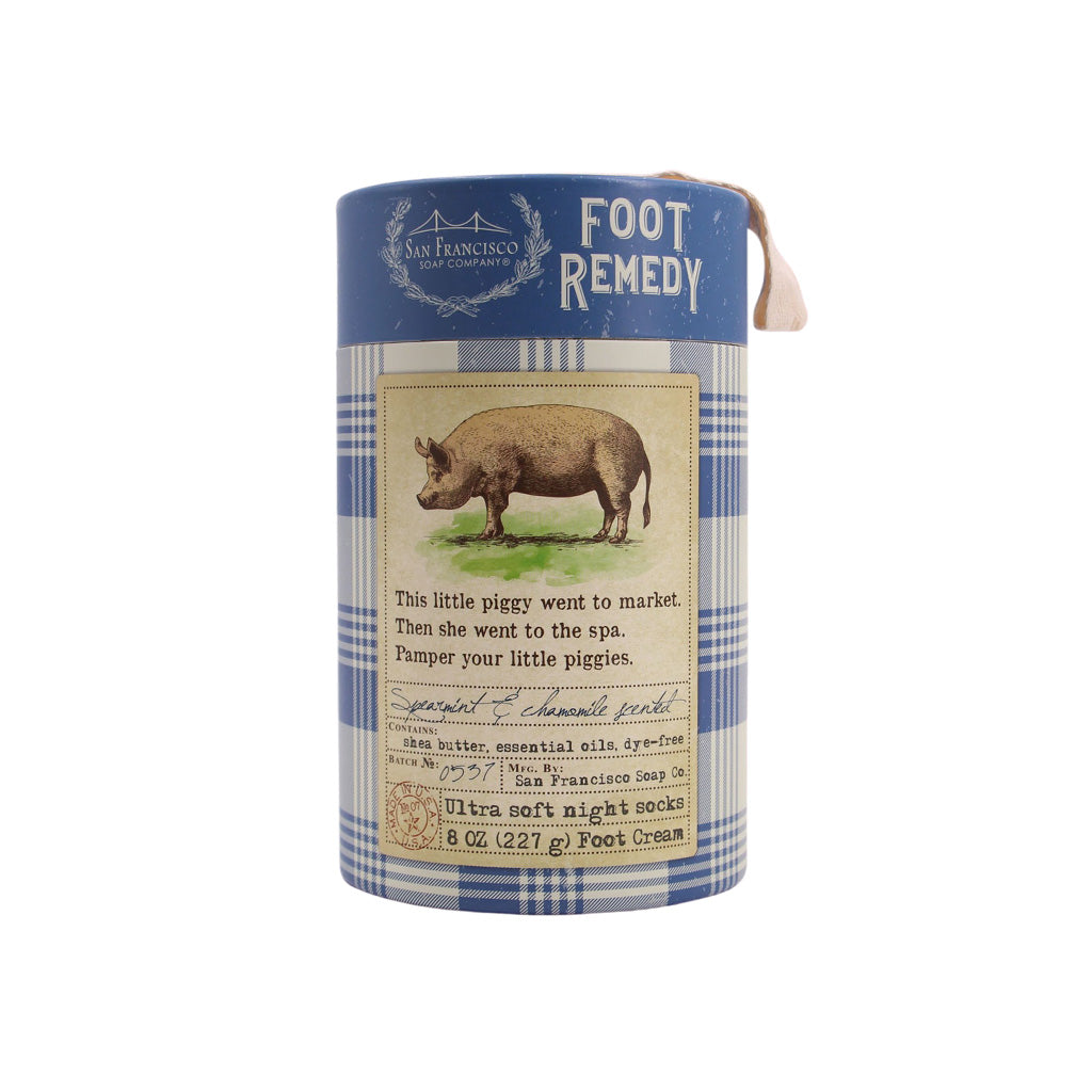 Remedy Spearmint & Chamomile Foot Care Kit | San Francisco Soap Company | Coastal Gifts Inc