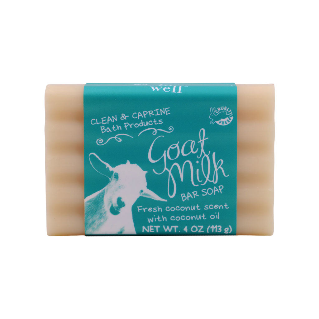 Fresh Coconut Goat Milk Bar Soap | Simply Be Well Organics | Coastal Gifts Inc