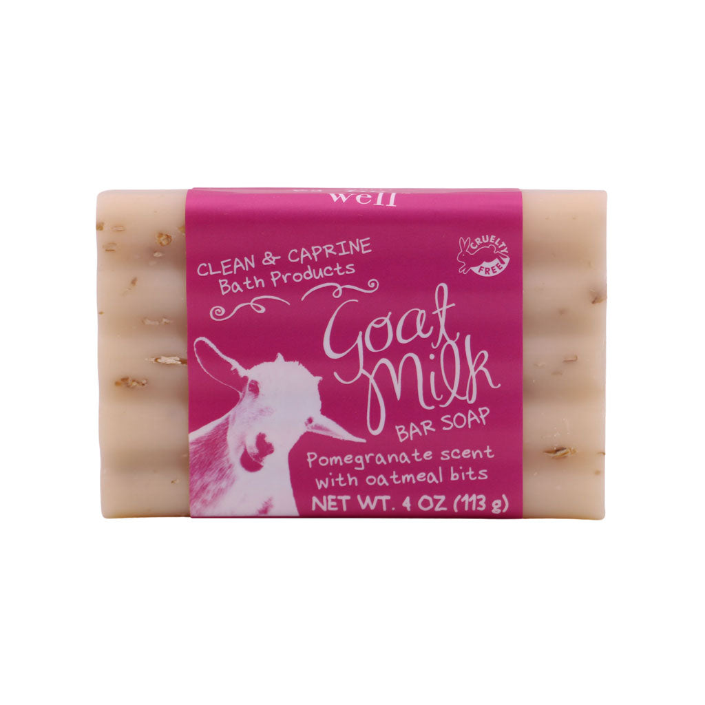 Pomegranate Goat Milk Bar Soap | Simply Be Well Organics | Coastal Gifts Inc