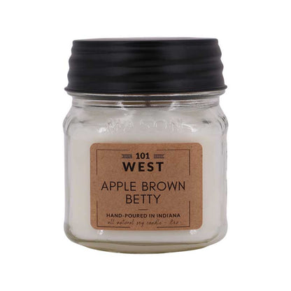 Apple Brown Betty Jar Candle | 101 West | Coastal Gifts Inc