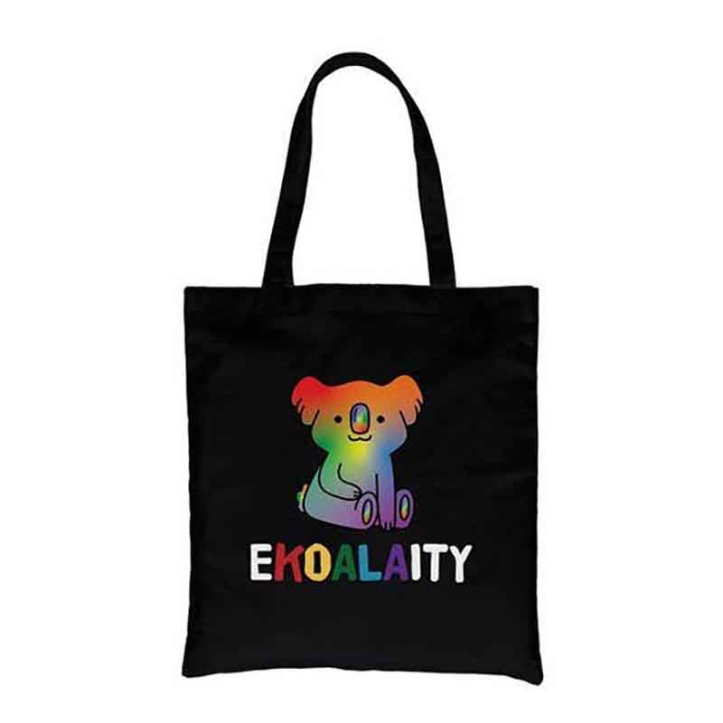 Ekoalaity Koala Rainbow Canvas Bag | 365 In Love | Coastal Gifts Inc