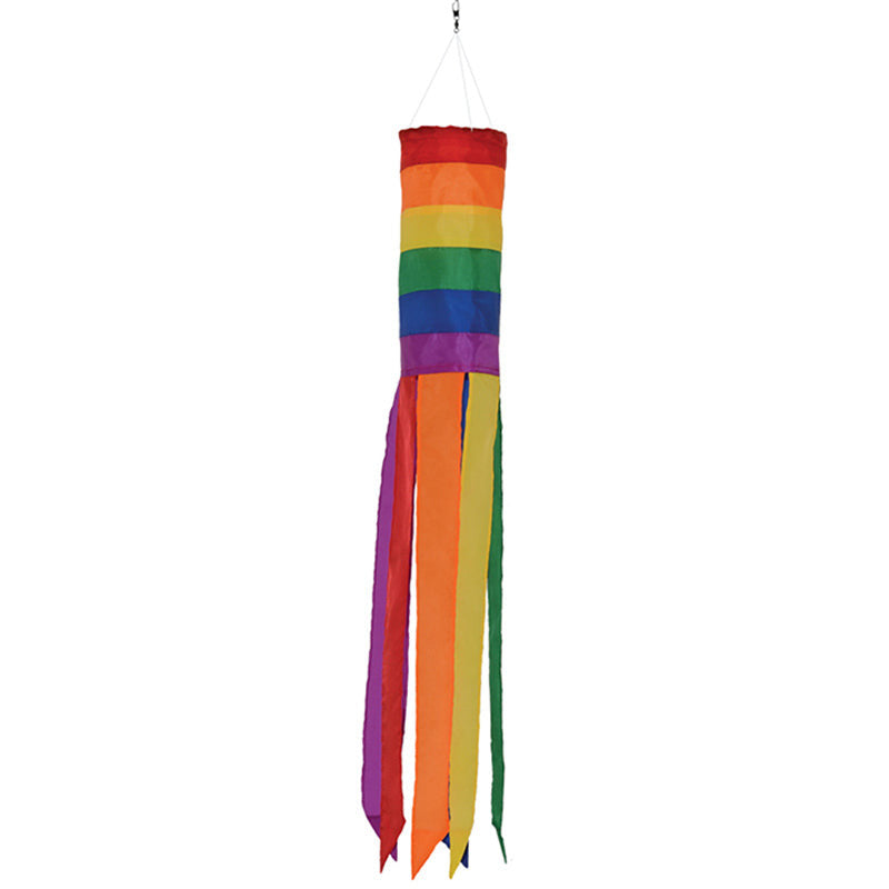 Rainbow Column 50 Inch Windsock | In The Breeze | Coastal Gifts Inc