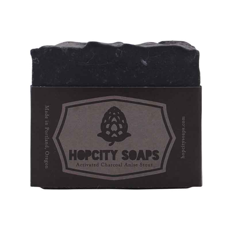 Activated Charcoal Anise Stout Soap Bar | HopCity Soaps | Coastal Gifts Inc