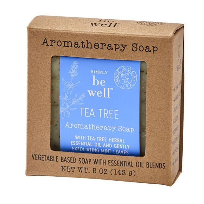 Tea Tree Aromatherapy Bar Soap | Simply Be Well Organics | Coastal Gifts Inc