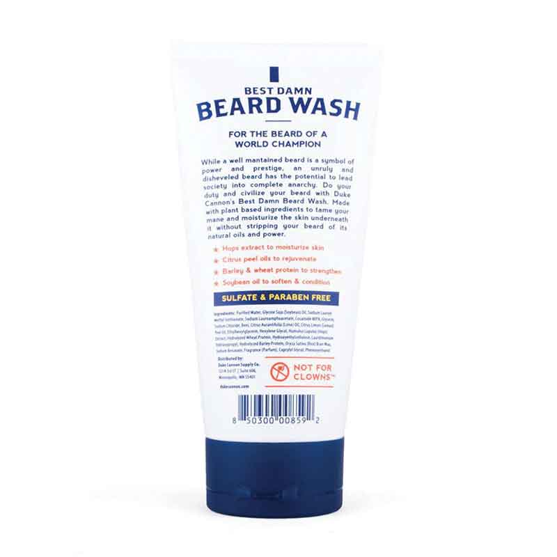 Best Damn Beard Wash | Duke Cannon | Coastal Gifts Inc