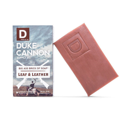 Big Ass Brick of Leaf & Leather Soap | Duke Cannon | Coastal Gifts Inc