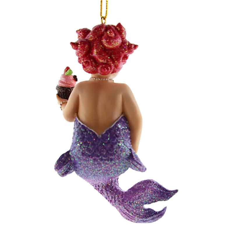 Miss Cupcake Mermaid Christmas Ornament | December Diamonds | Coastal Gifts Inc