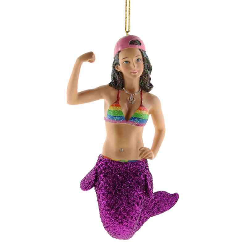 Empowered Mermaid Christmas Ornament | December Diamonds | Coastal Gifts Inc