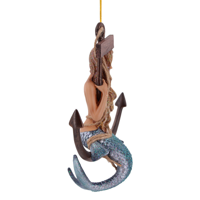 Great Catch Mermaid Christmas Ornament | December Diamonds | Coastal Gifts Inc