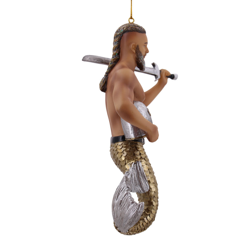 Swordfish Merman Christmas Ornament | December Diamonds | Coastal Gifts Inc