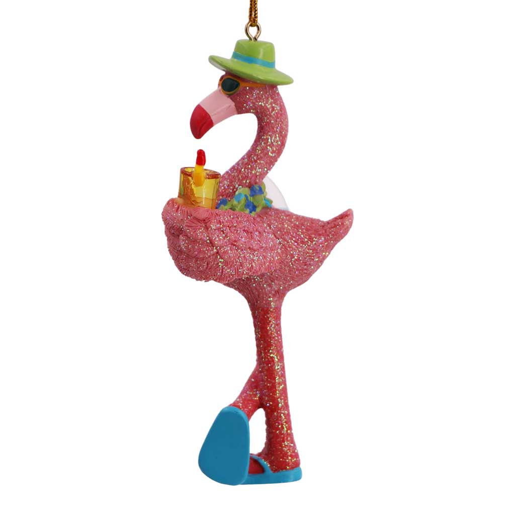 Flamingo Roman Christmas Ornament | December Diamonds | Coastal Gifts Inc