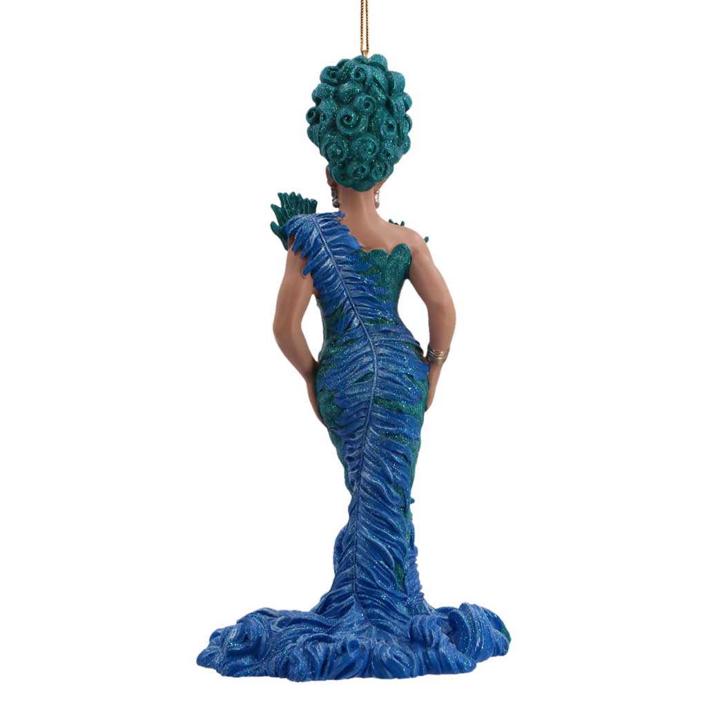 Miss Aqua Blues Christmas Ornament | December Diamonds | Coastal Gifts Inc