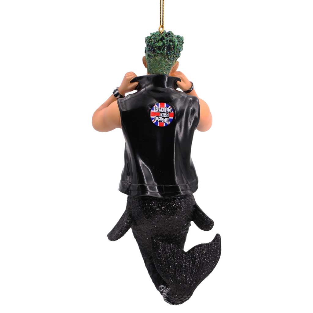 Punk Rocker Merman Christmas Ornament - December Diamonds