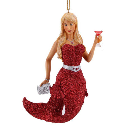 Miss Mertini Mermaid Christmas Ornament | December Diamonds | Coastal Gifts Inc