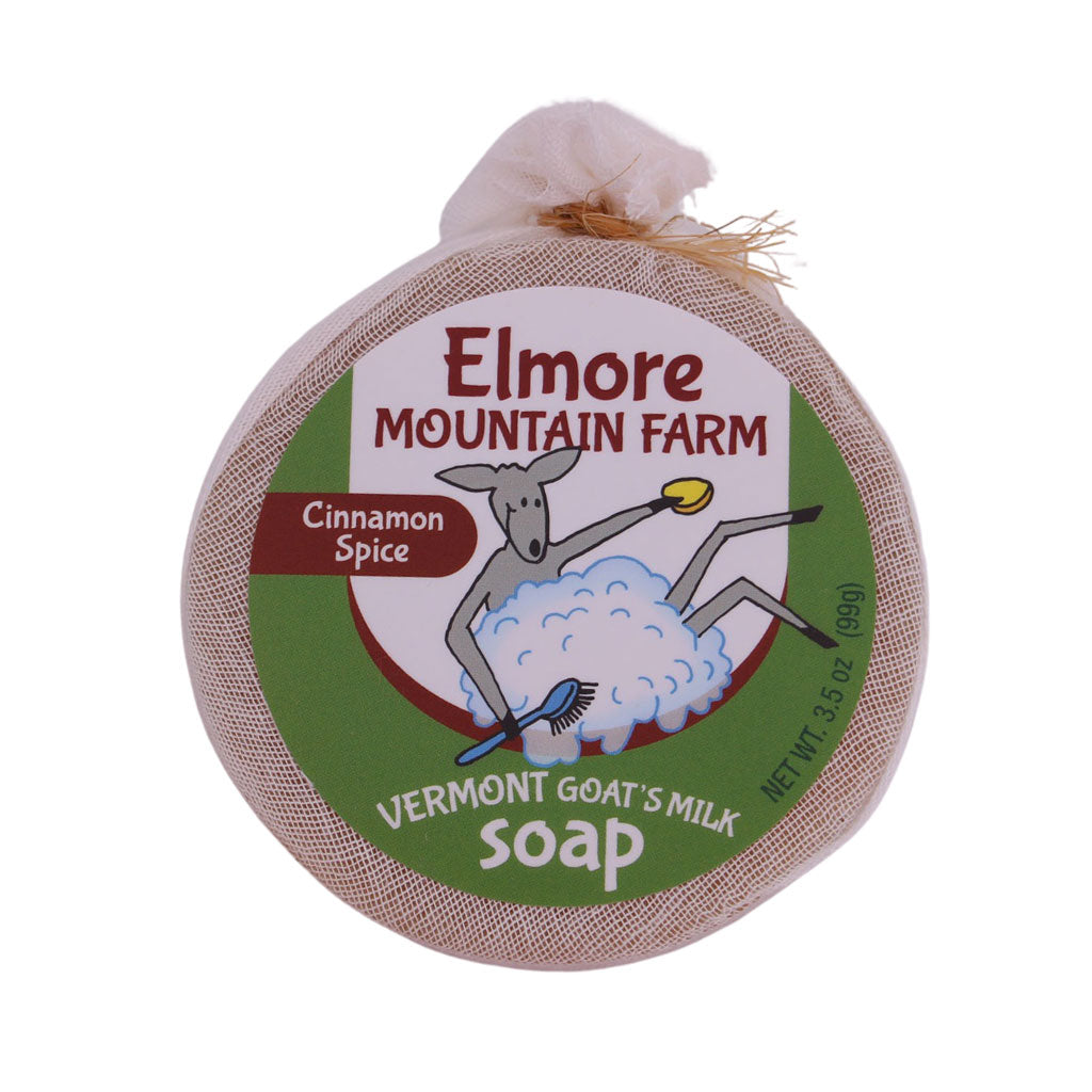 Cinnamon Spice Goat's Milk Soap Bar | Elmore Mountain Farm | Coastal Gifts Inc