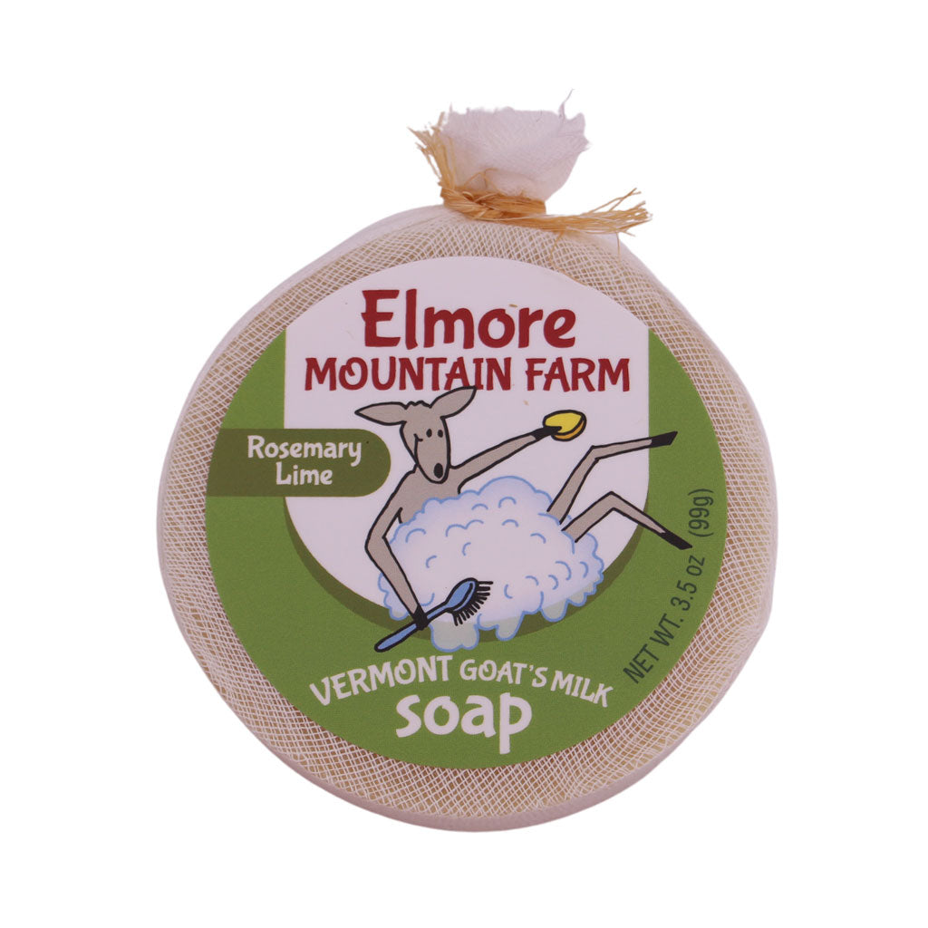 Rosemary Lime Goat's Milk Soap Bar | Elmore Mountain Farm | Coastal Gifts Inc