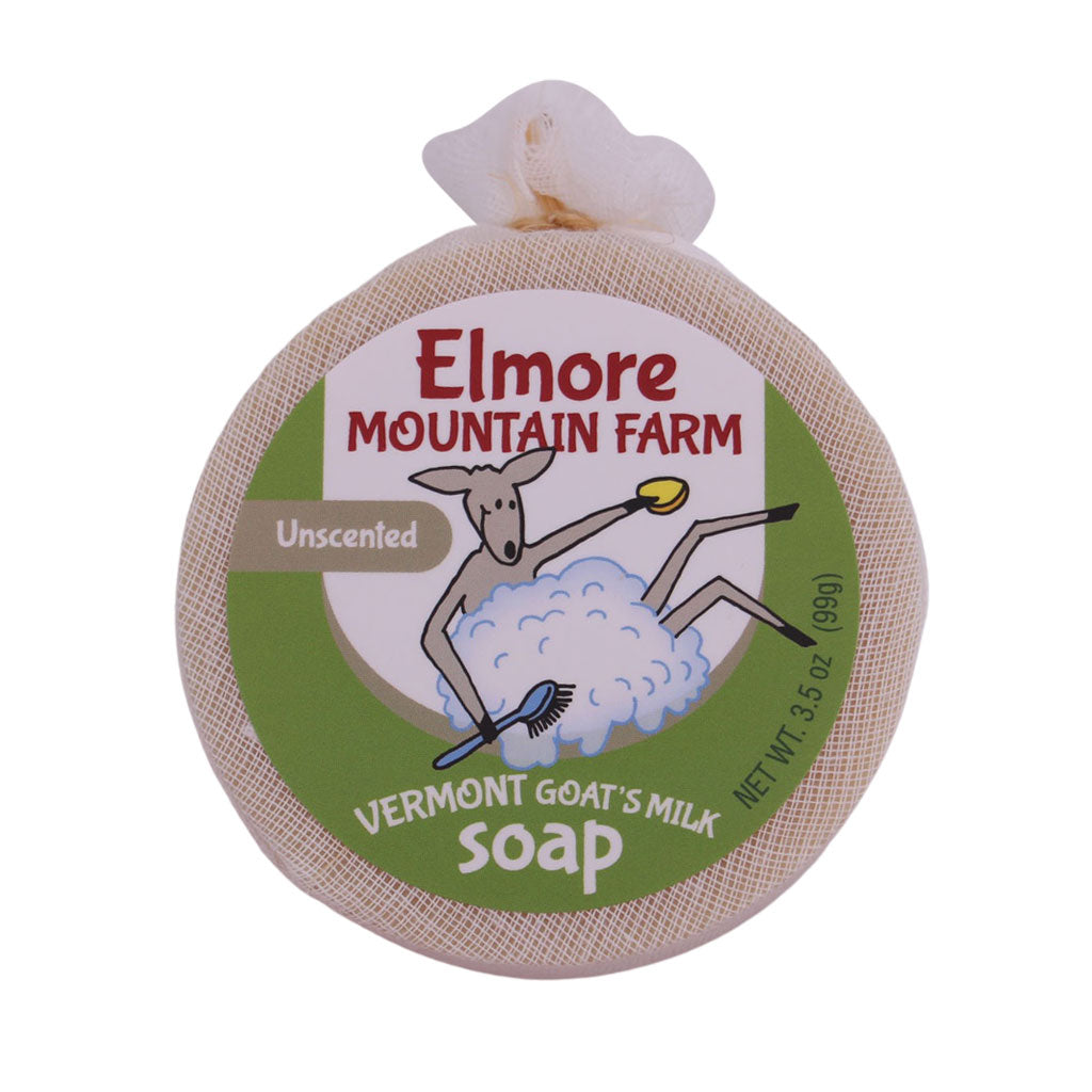 Unscented Goat's Milk Soap Bar | Elmore Mountain Farm | Coastal Gifts Inc