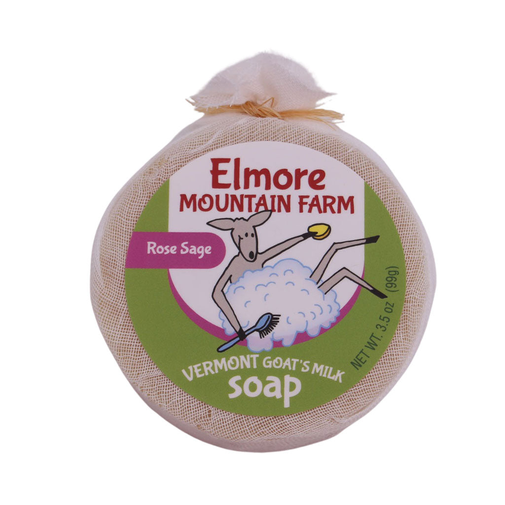 Rose Sage Goat's Milk Soap Bar | Elmore Mountain Farm | Coastal Gifts Inc