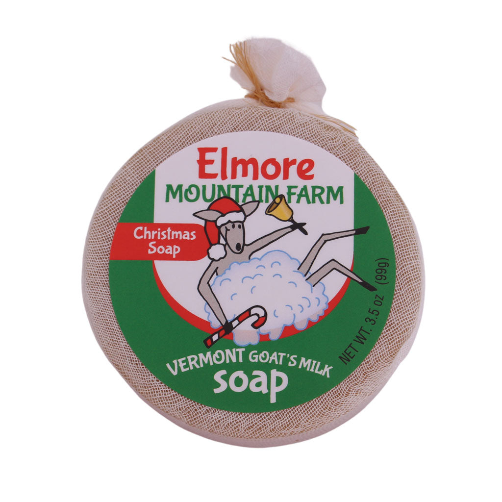 Christmas Goat's Milk Soap Bar | Elmore Mountain Farm | Coastal Gifts Inc
