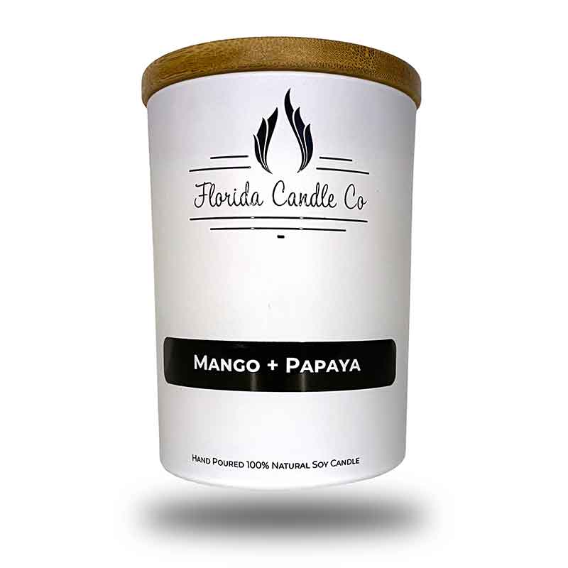 Mango and Papaya Candle | Florida Candle Co | Coastal Gifts Inc