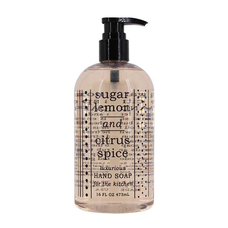 Sugar Lemon Citrus Spice Liquid Soap | Greenwich Bay Trading Company | Coastal Gifts Inc