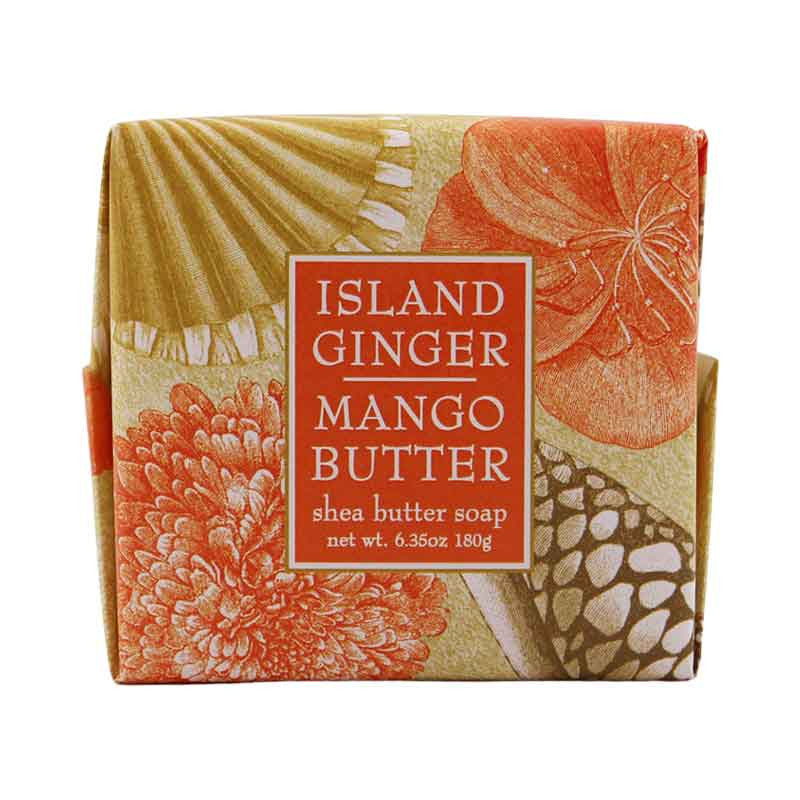 Island Ginger Mango Butter Soap Bar | Greenwich Bay Trading Company | Coastal Gifts Inc