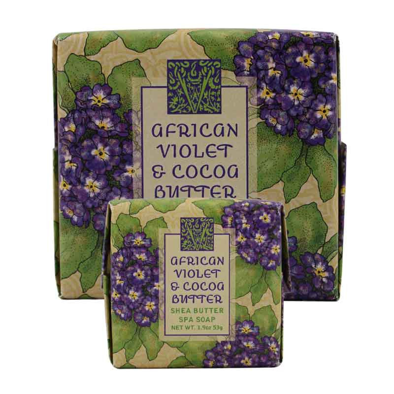 African Violet Soap Bar | Greenwich Bay Trading Company | Coastal Gifts Inc