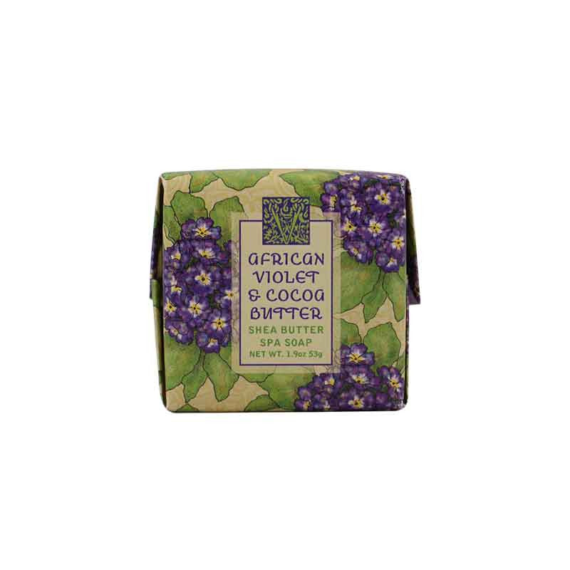 African Violet Soap Bar | Greenwich Bay Trading Company | Coastal Gifts Inc
