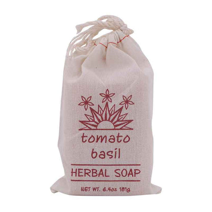 Tomato Basil Herbal Soap Bar | Greenwich Bay Trading Company | Coastal Gifts Inc