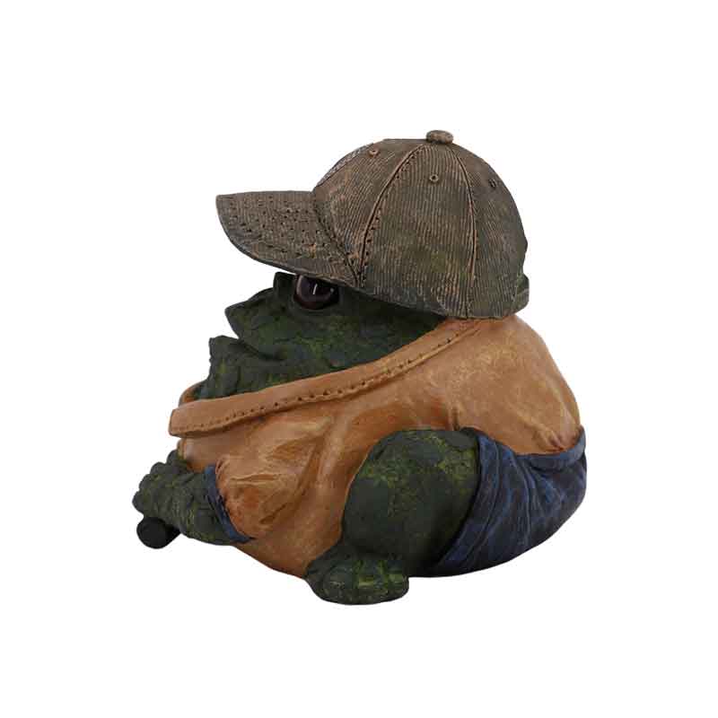 Ace Golfer Toad Figurine | GSI Home Styles | Coastal Gifts Inc