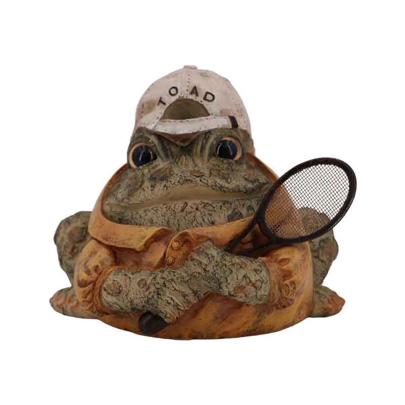 Deuce Tennis Toad Figurine | GSI Home Styles | Coastal Gifts Inc