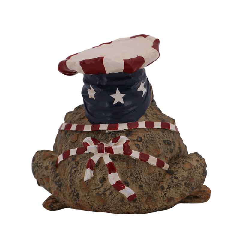 Grillin' In The USA Toad Figurine | GSI Home Styles | Coastal Gifts Inc