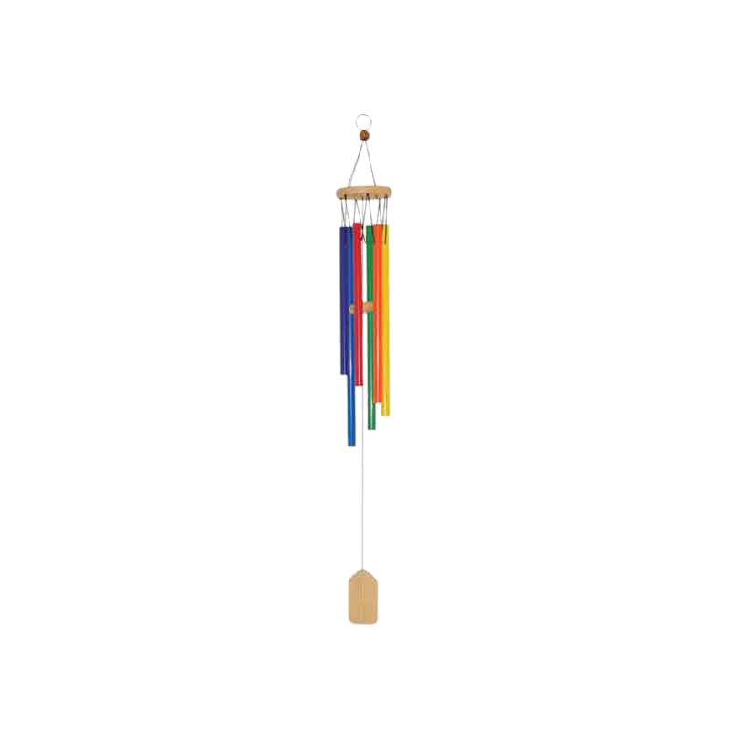 Rainbow 24" Wind Chime | In The Breeze | Coastal Gifts Inc