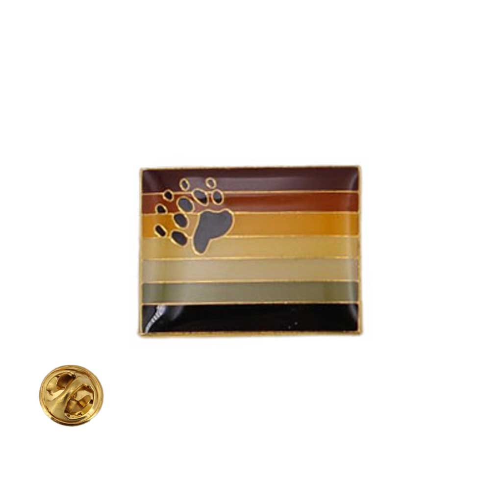 Bear Flag Lapel Pin | PHS International | Coastal Gifts Inc