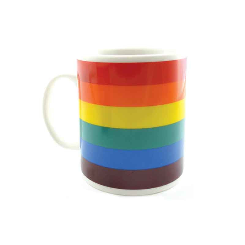 Full Rainbow Wrap Coffee Mug | PHS International | Coastal Gifts Inc