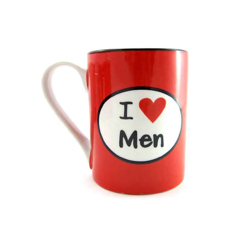 I LOVE Men Coffee Mug | PHS International | Coastal Gifts Inc