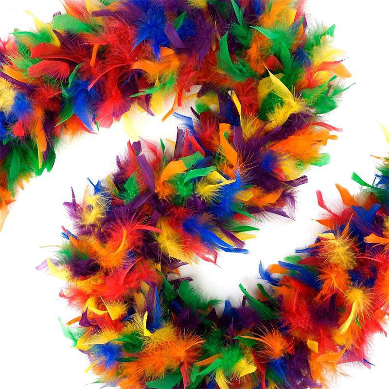 Chandelle Boa Rainbow Mix | Zucker Feather | Coastal Gifts Inc