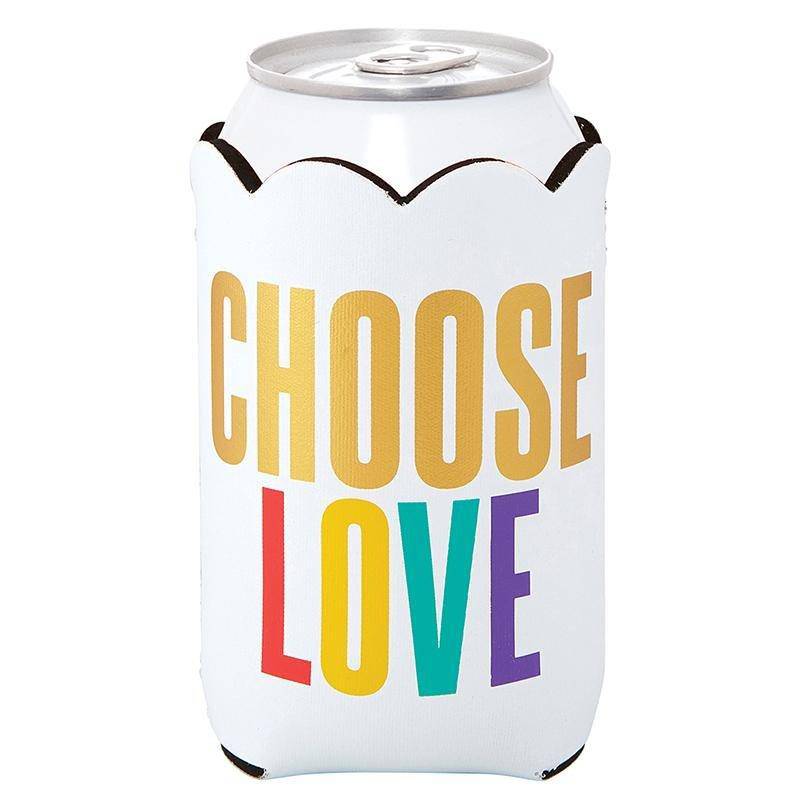 Choose Love Insulated Can Cover | Creative Brands | Coastal Gifts Inc