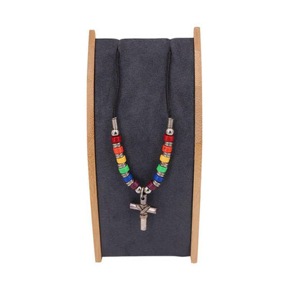 Cross Ceramic Beads Necklace | PHS International | Coastal Gifts Inc