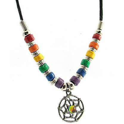 Dream Catcher Ceramic Beads Necklace | PHS International | Coastal Gifts Inc