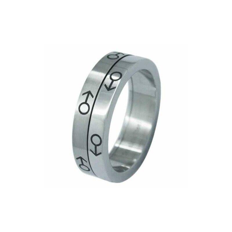Male Symbol Spin Ring | AAB STYLE | Coastal Gifts Inc