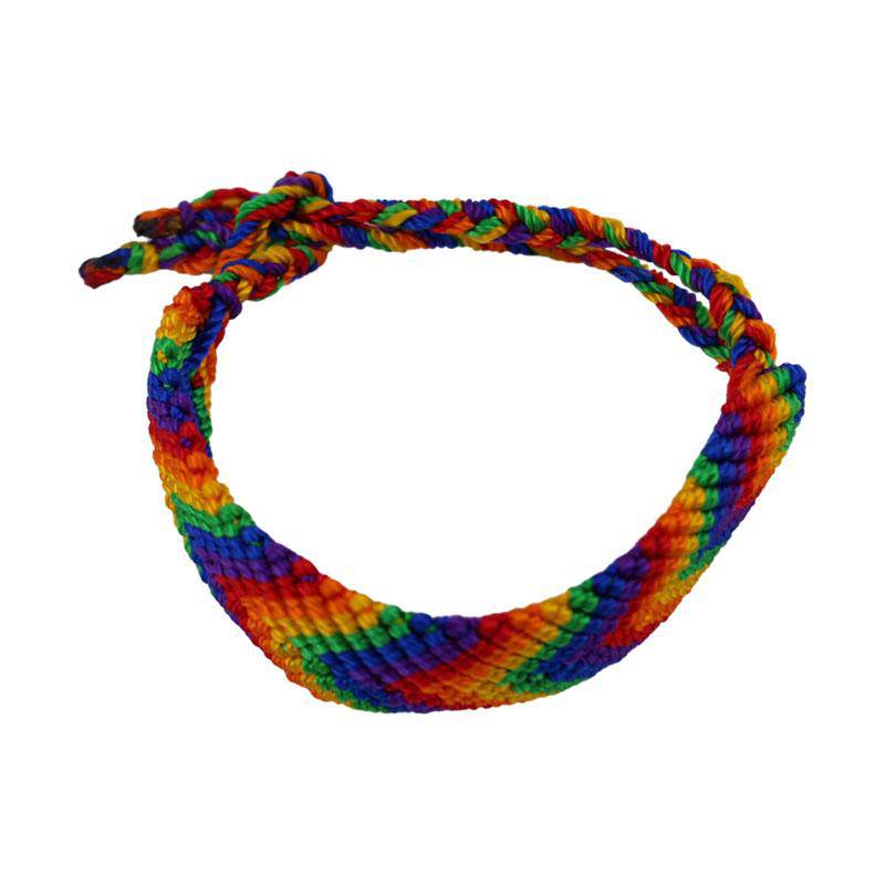 Peruvian Rainbow Friendship Bracelet | Monster Trendz | Coastal Gifts Inc