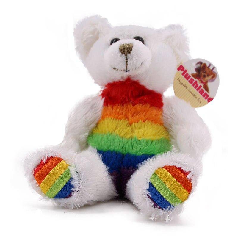 Plush Rainbow Bear | Plushland | Coastal Gifts Inc