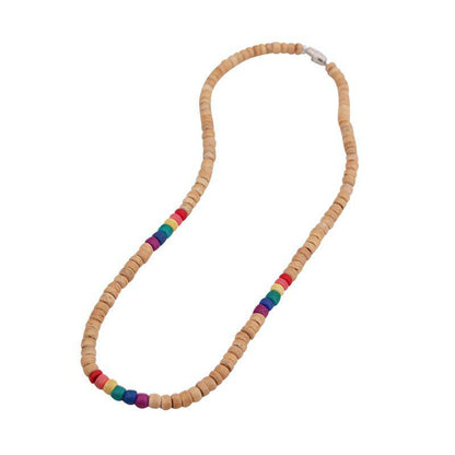 Puka Rainbow Necklace | PHS International | Coastal Gifts Inc