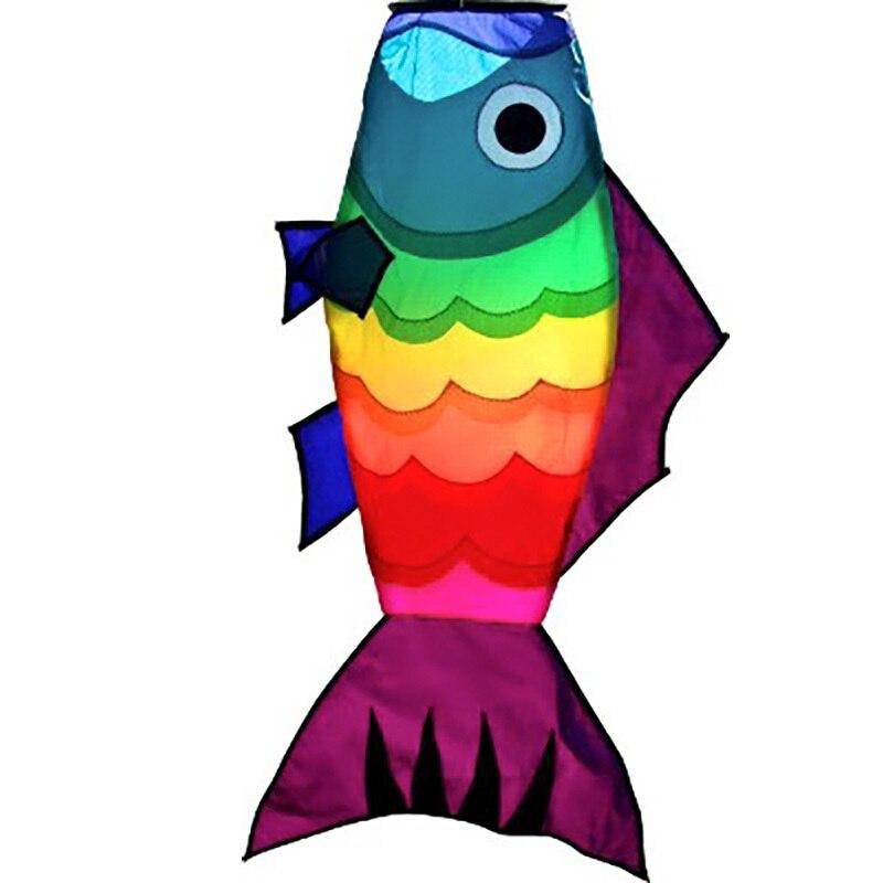 Rainbow Guppy Windsock | In The Breeze | Coastal Gifts Inc