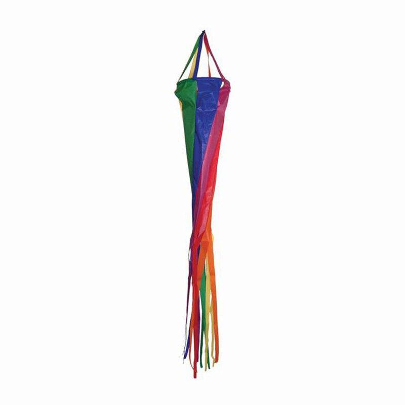 Rainbow Spinsock 48 Inch | In The Breeze | Coastal Gifts Inc