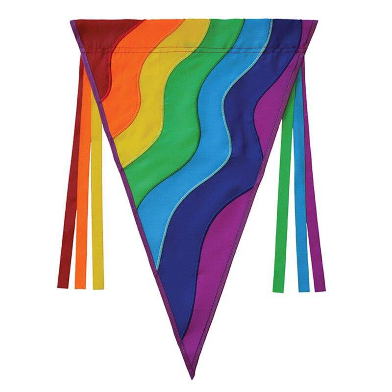 Swoop Rainbow Pennant Banner | In The Breeze | Coastal Gifts Inc