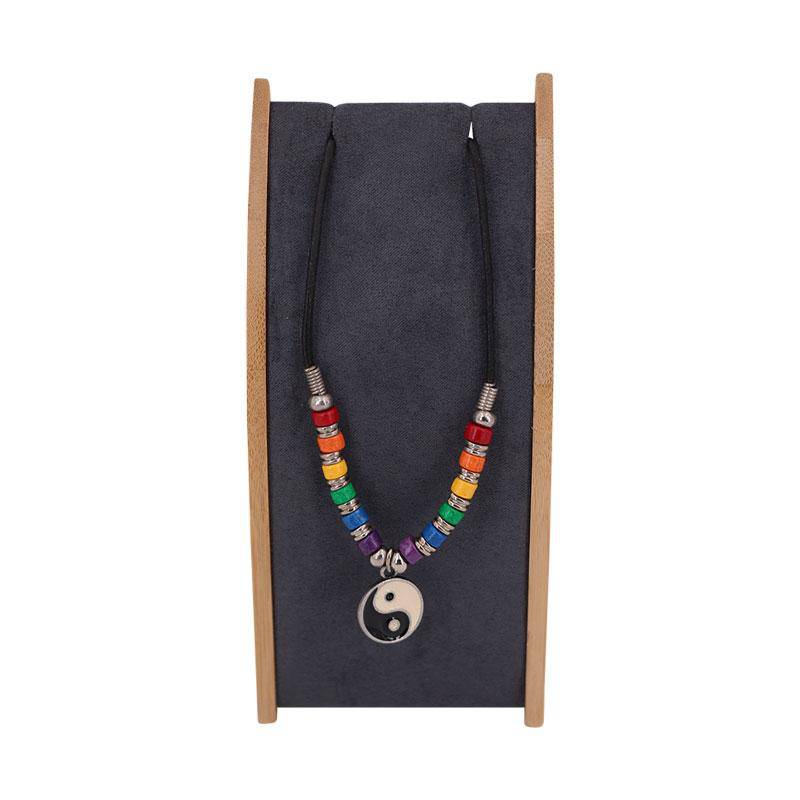 Yin Yang Ceramic Beads Necklace | PHS International | Coastal Gifts Inc
