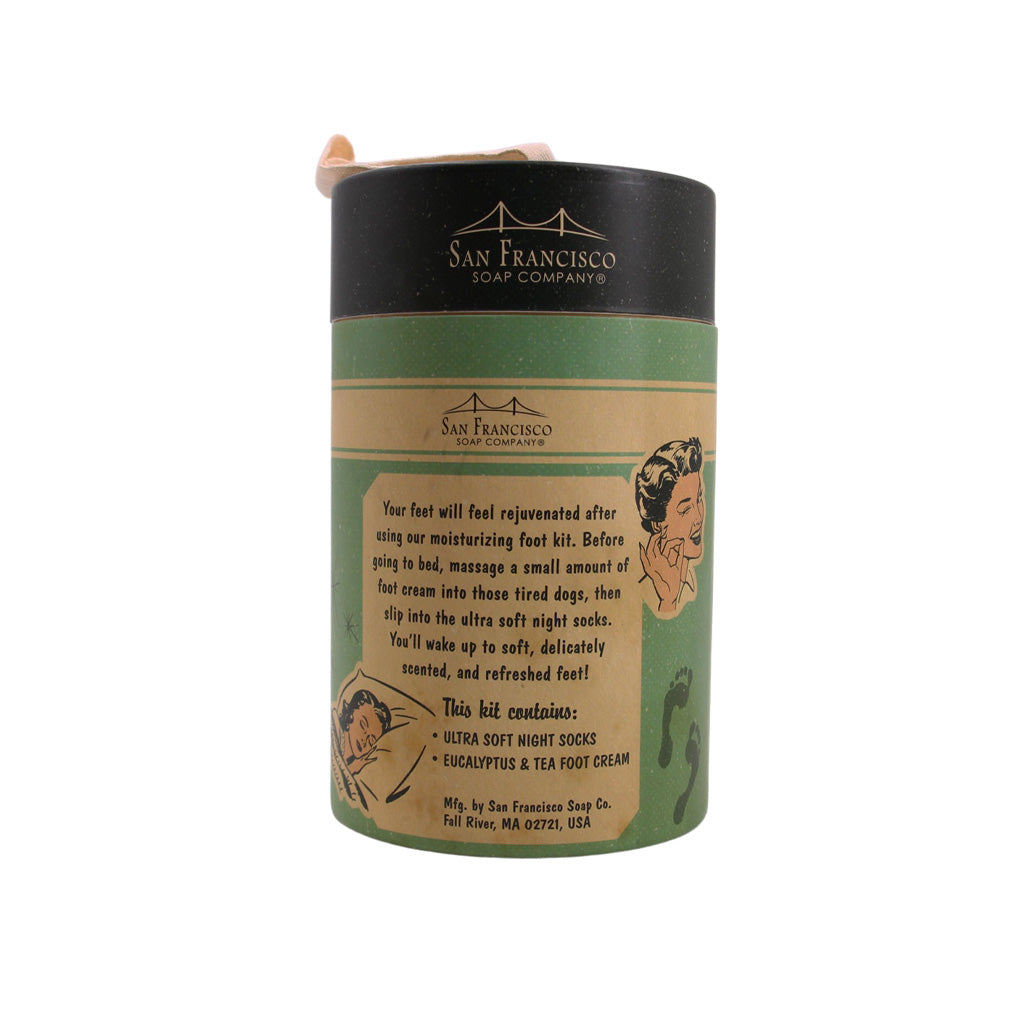 Retro Eucalyptus & Tea Foot Care Kit from San Francisco Soap Company