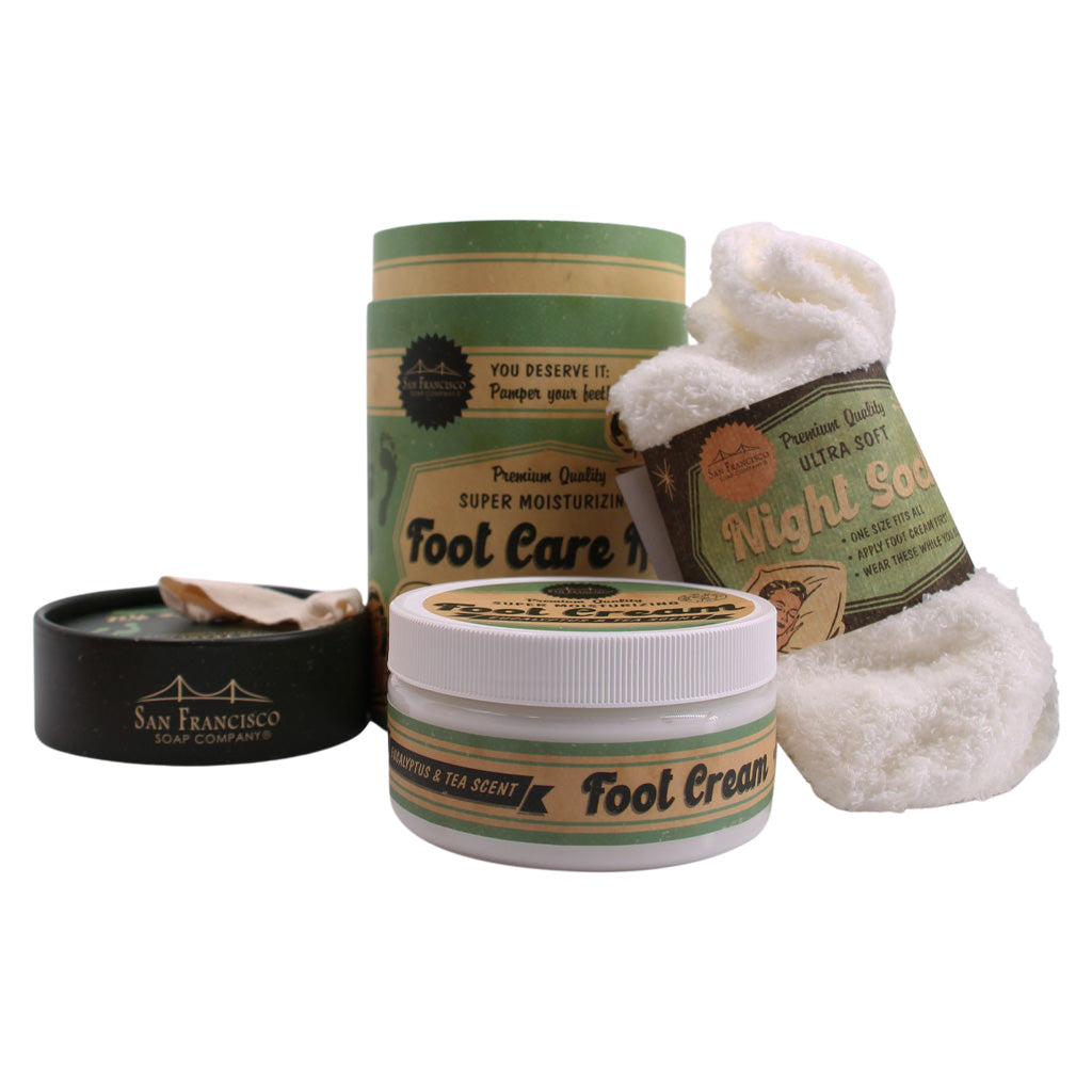 Retro Eucalyptus & Tea Foot Care Kit from San Francisco Soap Company